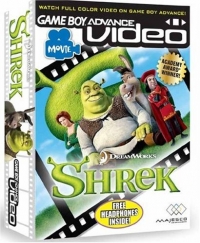 Game Boy Advance Video: Shrek Box Art