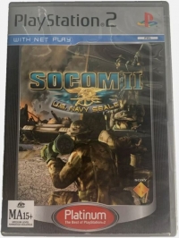 SOCOM II: U.S. Navy SEALs - Platinum Box Art