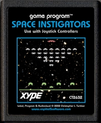 Space Instigators (cartridge) Box Art