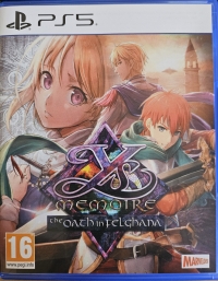 Ys Memoire: The Oath in Felghana Box Art