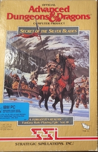 Advanced Dungeons & Dragons: Secret of the Silver Blades Box Art