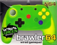 Retro Fighters Brawler64 Wired Gamepad - Extreme Green Limited Edition Box Art