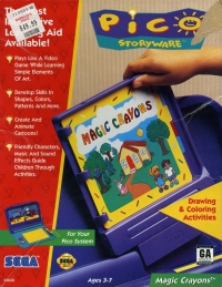 Magic Crayons (Majesco) Box Art