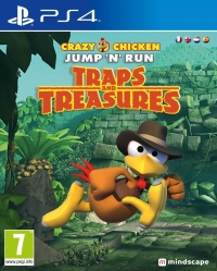 Crazy Chicken Jump 'n' Run Traps and Treasures Box Art