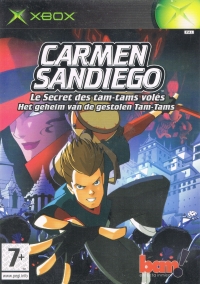 Carmen Sandiego: Le secret des tam-tams volés / Het geheim van de gestolen Tam-Tams Box Art