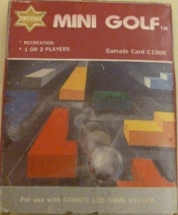 Mini Golf Box Art