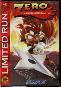 Zero the Kamikaze Squirrel (Limited Run) Box Art