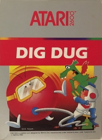 Dig Dug (1985) Box Art