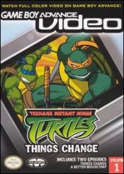 Game Boy Advance Video: Teenage Mutant Ninja Turtles Volume 1 Box Art