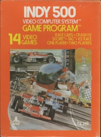 Indy 500 (1986) Box Art