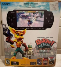 Sony PlayStation Portable PSP-3001PB - Ratchet & Clank: Size Matters Box Art