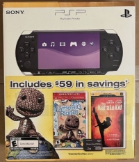 Sony PlayStation Portable PSP-3001 XPB - Little Big Planet / The Karate Kid Box Art
