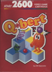 Qbert (Red Box / 1987) Box Art