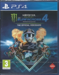Monster Energy Supercross 4: The Official Videogame Box Art