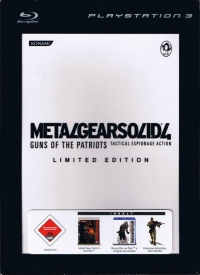 Metal Gear Solid 4: Guns of the Patriots - Limited Edition [DE] Box Art