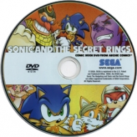 Sonic and the Secret Rings Comic Book DVD (DVD) Box Art