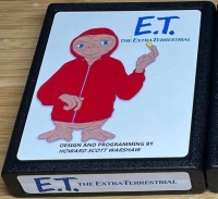 E.T: The Extra-Terrestrial (white label) Box Art