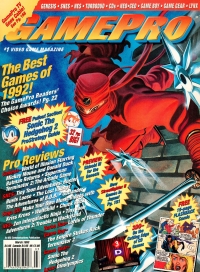 GamePro March 1993 Box Art