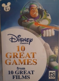 10 Great Games from 10 Great Films - Disney Classics Box Art