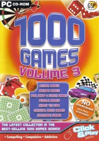 1000 Games: Volume 3 Box Art