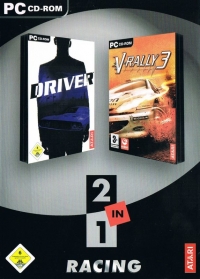 2 in 1: Driver & V-Rally 3 Box Art
