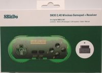 8BitDo SN30 2.4g Wireless Gamepad + Receiver - Jade Green Edition Box Art
