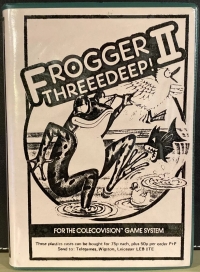 Frogger II: Threeedeep! (clamshell) Box Art