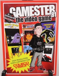 Gamester 81:  The Video Game (red) Box Art