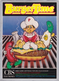BurgerTime Box Art