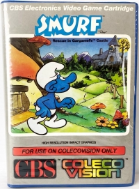 Smurf (clamshell / Coleco label) Box Art