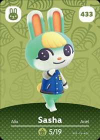 Animal Crossing #433 Sasha Box Art