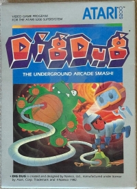 Dig Dug (Atari Corp.) Box Art