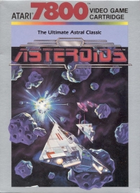 Asteroids (1986) Box Art