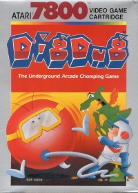 Dig Dug (1986) Box Art