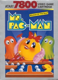 Ms. Pac-Man (1986) Box Art