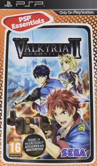 Valkyria Chronicles II - PSP Essentials Box Art