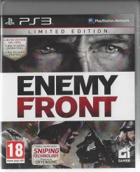 Enemy Front - Limited Edition (3598180) Box Art