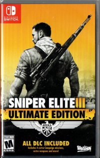 Sniper Elite III: Ultimate Edition (SOS01258) Box Art