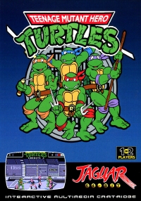 Teenage Mutant Hero Turtles (green cartridge) Box Art