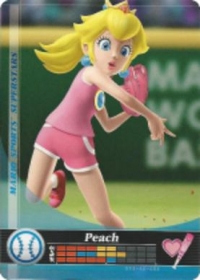 Mario Sports Superstars - Peach (Baseball) [NA] Box Art