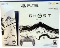 Sony PlayStation 5 CFI-2015 - Ghost of Yōtei (black) [US] Box Art