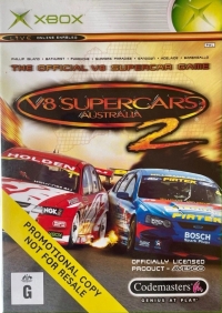 V8 Supercars: Australia 2 (Not for Resale) Box Art