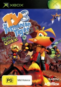 Ty the Tasmanian Tiger 3: Night of the Quinkan Box Art