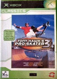 Tony Hawk's Pro Skater 3 - Classics Box Art
