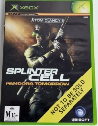 Tom Clancy's Splinter Cell: Pandora Tomorrow (Not to be Sold Separately) Box Art