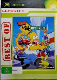 Simpsons, The: Hit & Run - Best of Classics Box Art