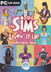 Sims, The: Livin' It Up (keepcase) Box Art