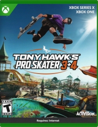 Tony Hawk's Pro Skater 3 + 4 Box Art