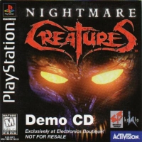 Nightmare Creatures Demo CD Box Art