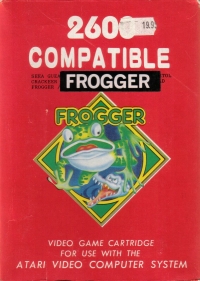 Frogger (red box) Box Art